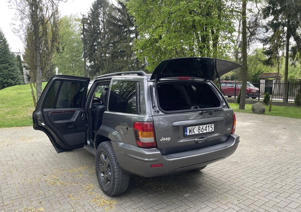 Jeep Grand Cherokee cena 29999 przebieg: 299000, rok produkcji 2002 z Warszawa małe 232